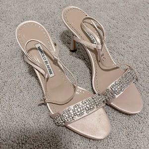 Pink Manolo Blahnik Heels